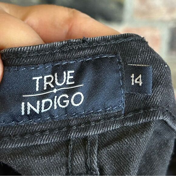 5 for $25🔥True Indigo Grey Acid Wash Bermuda Shorts Boys Size 14 - Picture 3 of 5